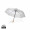 21" Impact AWARE™ RPET 190T Bambus-Schirm autom. open/close, weiß