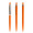 prodir QS01 PMS Push Kugelschreiber, orange, silber