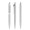 prodir QS01 Soft Touch PRP Push Kugelschreiber, betongrau, silber matt, Schreibfarbe: blau