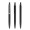 prodir QS01 Soft Touch PRS Push Kugelschreiber, schwarz, graphit, Schreibfarbe: blau