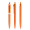 prodir QS01 Soft Touch PRT Push Kugelschreiber, orange, Schreibfarbe: blau