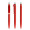 prodir QS01 Soft Touch PRT Push Kugelschreiber, rot, silber matt