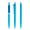 prodir QS01 Soft Touch PRT Push Kugelschreiber, cyan