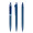 prodir QS01 Soft Touch PRT Push Kugelschreiber, sodalithblau, Schreibfarbe: blau