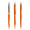 prodir QS20 PMS Push Kugelschreiber, orange, silber matt