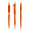 prodir QS20 PMT Push Kugelschreiber, orange, silber matt