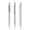 prodir QS20 Soft Touch PRS Push Kugelschreiber, betongrau, silber matt, Schreibfarbe: blau