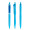 prodir QS20 Soft Touch PRT Push Kugelschreiber, cyan, Schreibfarbe: blau