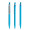 prodir QS50 PMS Push Kugelschreiber, cyan, Schreibfarbe: blau