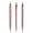 prodir QS50 Stone PQS Push Kugelschreiber, rosenquarz, rosenquarz matt, Schreibfarbe: blau