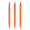 prodir QS50 Soft Touch PRS Push Kugelschreiber, orange, Schreibfarbe: blau