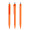 prodir QS50 Soft Touch PRT Push Kugelschreiber, orange, silber matt