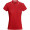 Tamil Sport Poloshirt für Damen, rot, weiß, S