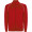 Valier Herren Sweatshirt mit durchgehendem Reißverschluss, rot, S (fällt aus wie XS)