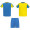 Juve Sport-Set Unisex, gelb, royalblau, XL (fällt aus wie L)