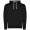 Urban Kapuzenpullover für Herren, schwarz, meliertes grau, XS