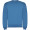 Clasica Sweatshirt mit Rundhalsausschnitt Unisex, Ozeanblau, XS (fällt aus wie 2XS)