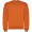 Clasica Sweatshirt mit Rundhalsausschnitt Unisex, orange, XS (fällt aus wie 2XS)