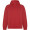 Vinson Kapuzenpullover aus Bio-Baumwolle Unisex, rot, XS