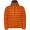 Norway isolierte Jacke für Herren, zinnoberorange, S