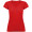 Victoria T-Shirt mit V-Ausschnitt für Damen, rot, S (fällt aus wie XS)