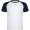 Indianapolis T-Shirt Unisex aus recyceltem Material, weiß, navy, S