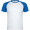 Indianapolis T-Shirt Unisex aus recyceltem Material, weiß, königsblau, S