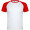 Indianapolis T-Shirt Unisex aus recyceltem Material, weiß, rot, S