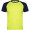 Indianapolis T-Shirt Unisex aus recyceltem Material, fluorgelb, navy, S