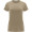 Capri T-Shirt für Damen, sand meliert, S (fällt aus wie XS)