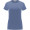 Capri T-Shirt für Damen, denimblau, S (fällt aus wie XS)
