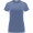 Capri T-Shirt für Damen, jeansblau, S