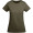 Breda T-Shirt aus Bio-Baumwolle für Damen, militärgrün, S (fällt aus wie XS)