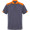 Samurai Kurzärmeliges Poloshirt mit antibakterieller Wirkung, 160 g/m2, unisex, blei, orange, S