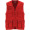 Venera Arbeitsweste mit V-Ausschnitt und mehreren Taschen, 200 g/m2, rot, S