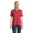 PACIFIC DAMEN POLO, L, folk red twin