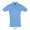 PERFECT MEN Polo 180g, 3XL, sky blue pique