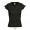 MOON DAMEN T-SHIRT 150g, 3XL, tiefschwarz