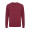 IQONIQ Zion Rundhals-Sweater aus recycelter Baumwolle, burgunderrot