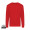 IQONIQ Zion Rundhals-Sweater aus recycelter Baumwolle, rot