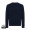 IQONIQ Etosha Lightweight Sweater aus recycelter Baumwolle, navy blau