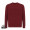 IQONIQ Etosha Lightweight Sweater aus recycelter Baumwolle, burgunderrot