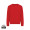 IQONIQ Torla Rundhals-Pullover aus recycelter Baumwolle, rot