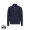 IQONIQ Elgon Quarter-Zip-Sweater aus rec. Baumwolle, navy blau