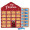 Täfelchen-Adventskalender "Haus" Eco, share Napolitain