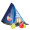 Fruchtgummi Tetraeder, Folie transparent, Trolli Fruchtgummi Daumen