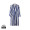 VINGA Ornos GRS Hamam-Bademantel L/XL, blau, weiß