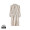 VINGA Ornos GRS Hamam-Bademantel L/XL, beige, weiß