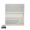 VINGA Tolo Hamam-Frottierhandtuch, grau, off white