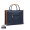 VINGA Bosler Büro-Tasche aus RCS recyceltem Canvas, navy blau